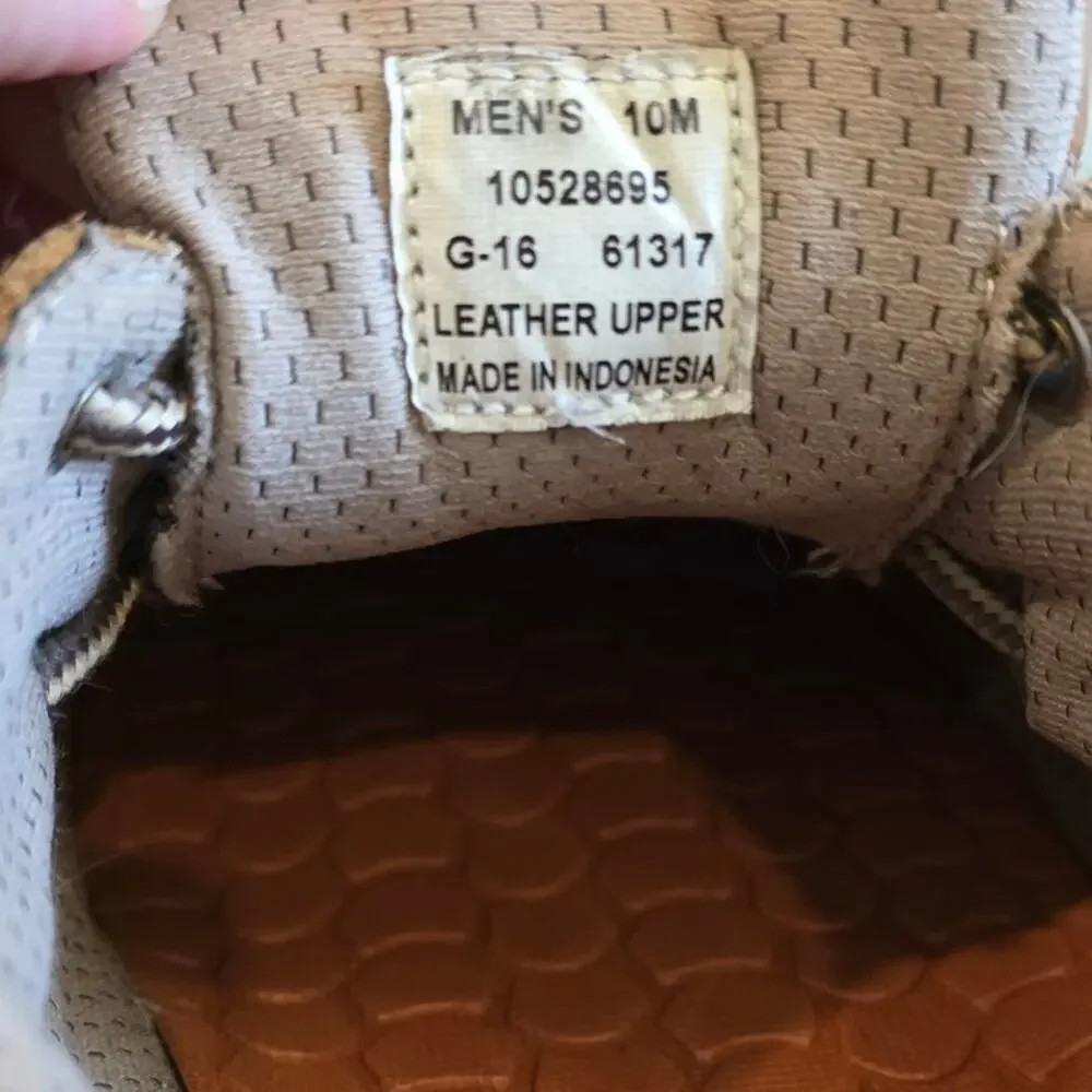 Sperry Sea Kite Sport Moc Boat Shoes Men 10M Light Brown Leather Lace Up